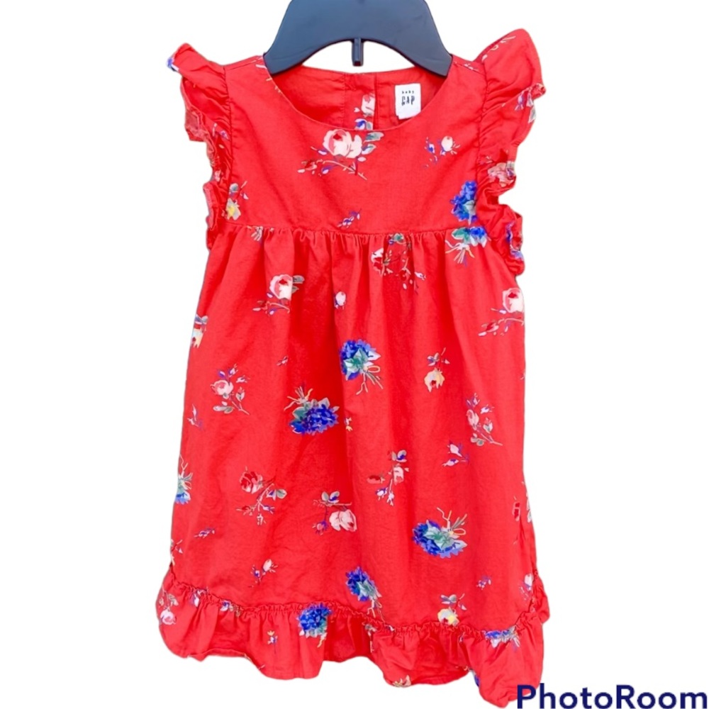 4T Gap Floral Dress and Old Navy Denim Dress - Picture 6 of 8